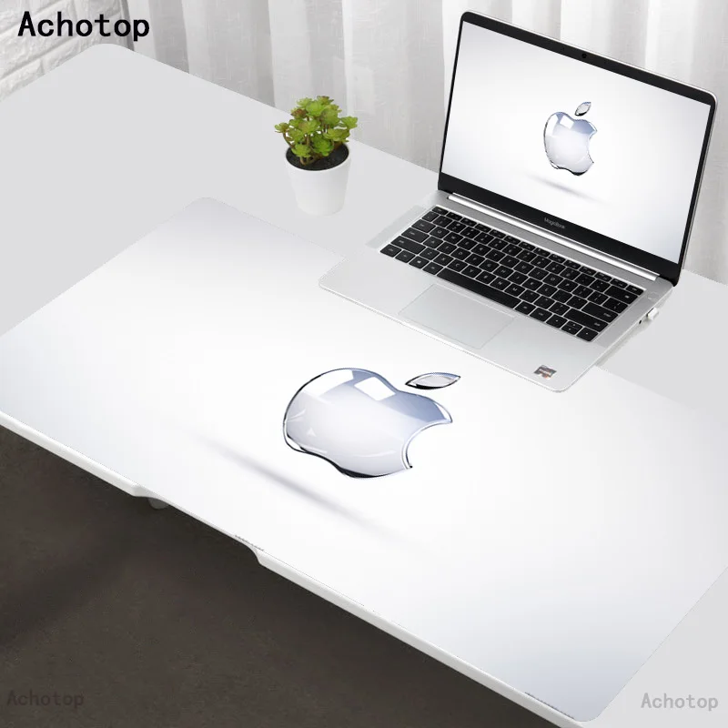 

Apple Large Mouse Pad Gamer Locking Edge Keyboard Mouse Mat Computet Mouse Carpet Gaming Speed Mousepad