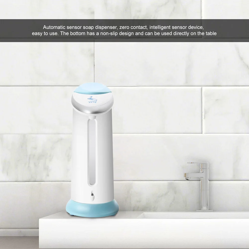 

Infrared Sensor Touchless Soap Dispensers Automatic Soap Dispenser Washer Gel Bottle Suitable for Bathroom Kitchen Public Place