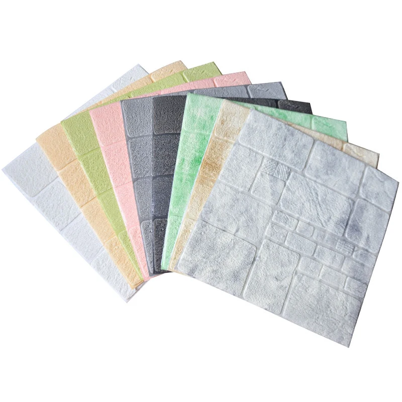 Самоклеящиеся 3D-обои толстые наклейки на стену из песчаника с рисунком кирпича