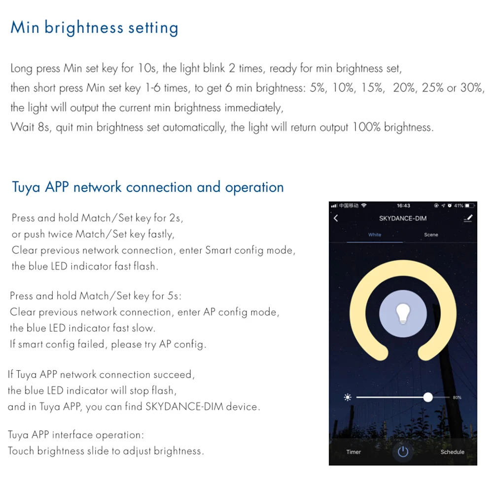 Tuya светодиодный диммер переключатель Wi-Fi Smart RF Беспроводной дистанционного