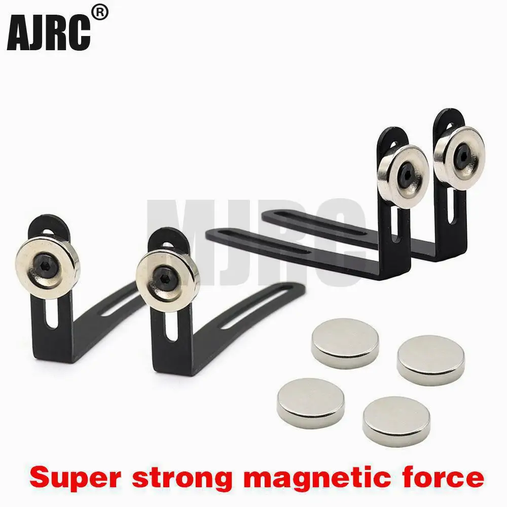4 шт. металлический L образный кронштейн с магнитом для радиоуправляемого