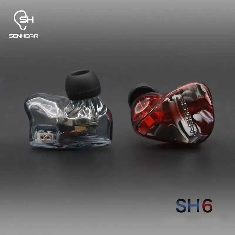 Senears SH6 6 сбалансированные арматурные 6BA персонализированные 3D Hifi музыкальный