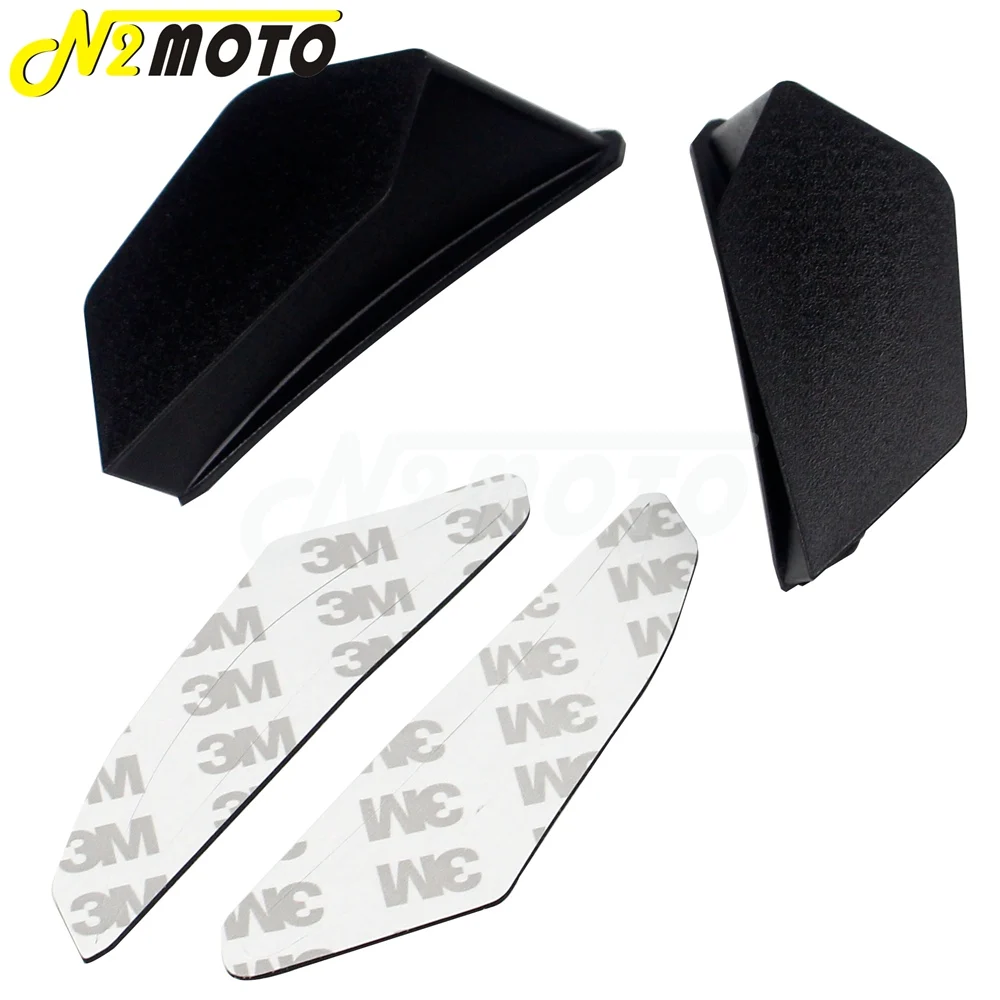 2 шт. Комплект крыльев мотоцикла для Yamaha Honda CB400 FZ1 R6 CB1000R CBR650F Kawasaki Z750 R3 Z800 MT07 MT09 MT10| |