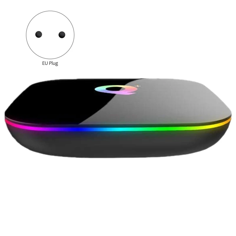 ТВ-приставка Android 9 0 4 ядра 6K H.265 HDR 2 ГГц Wi-Fi поддержка Google Player Youtube IPTV | Электроника