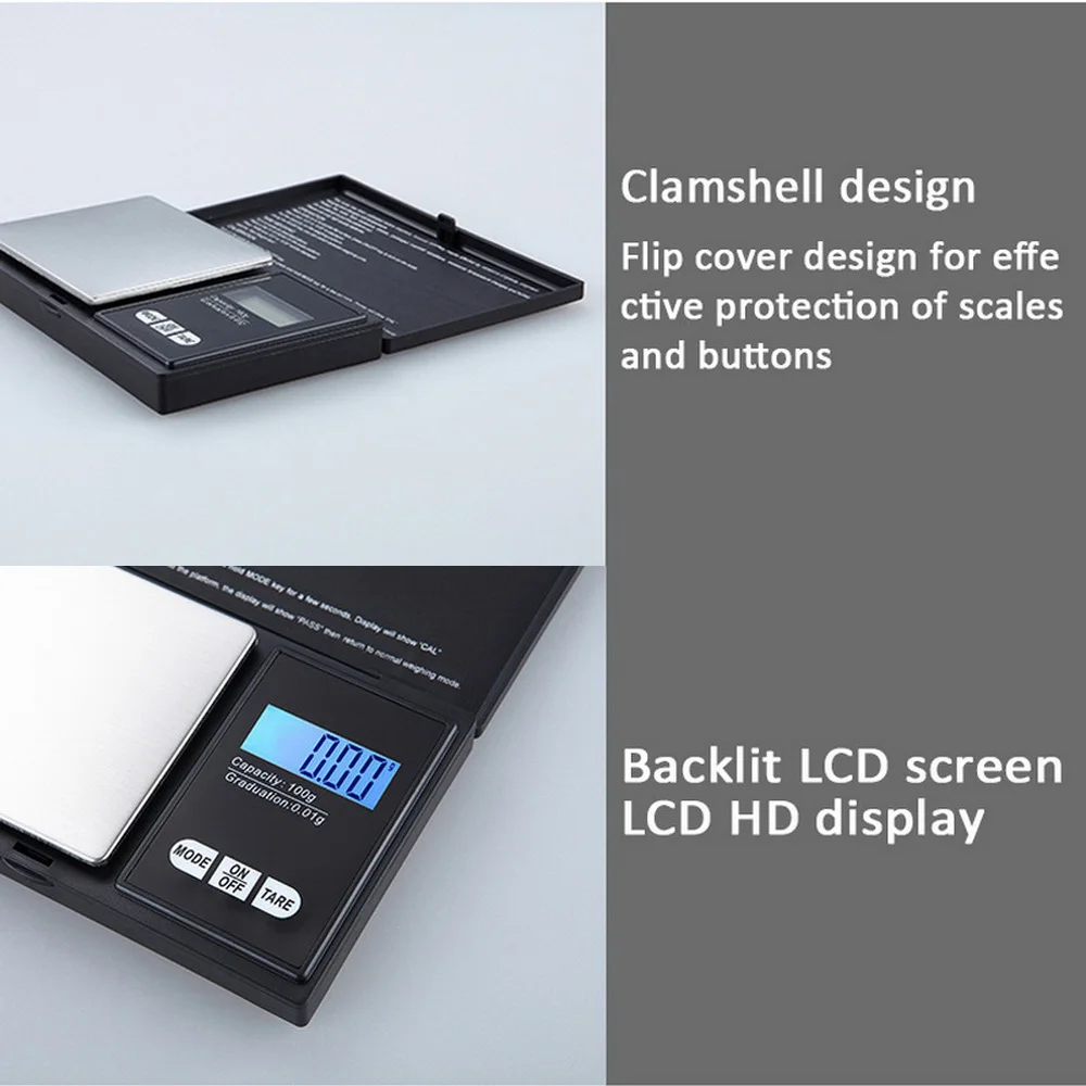 1 шт. точные цифровые кухонные весы карманные 100 г-1000 г LCD Мини Карманные ювелирные