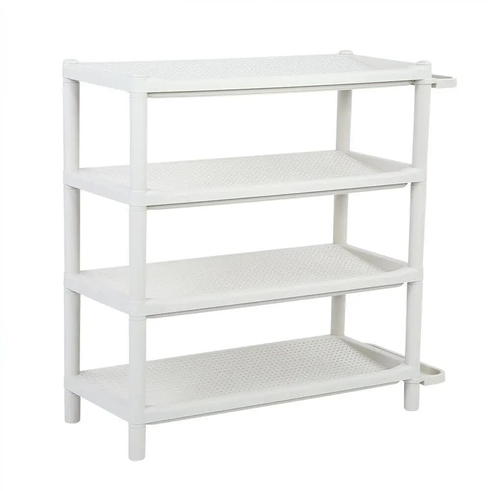 Современный 4 слоя Пластик ванная комната угловая полка для хранения Организатор