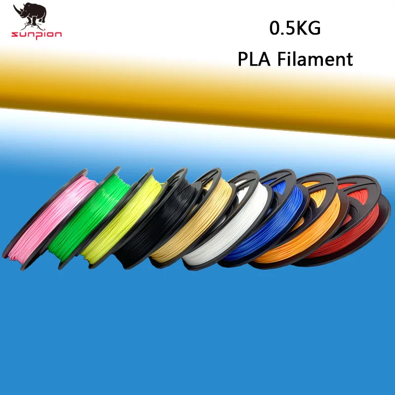 

PLA filament 0.5kg 3D printer 0.5kg filament 1 rolls 3D Printer Filament For 3D Pen 3D printer Non-toxic Protection Material