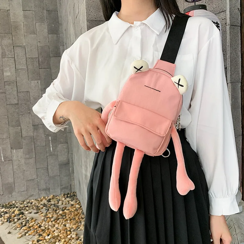 

Girl Small Bag Cartoon Cute Mini Chain Bag Casual Messenger Bag Chest Bag Unisex Shoulder Crossbody Bag Women Tote Handbag