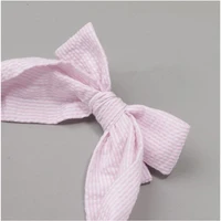 Good Quality Baby Elastic Cotton Bow Headbands Knotted Toddlers Infants Head Hoop Hair Bands Girls Kids Hair Accessories 2pcs