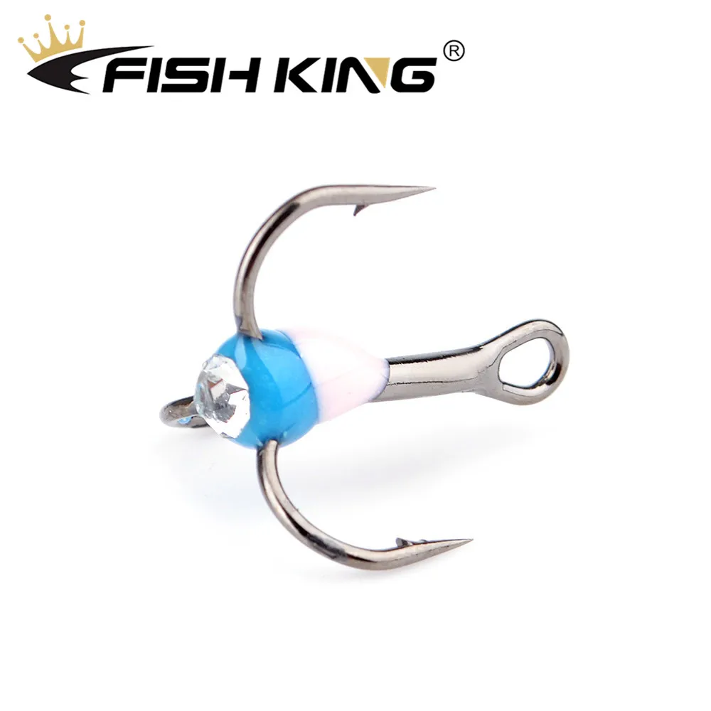 Рыболовные крючки FISH KING из высокоуглеродистой стали 5 шт./упак. для зимней