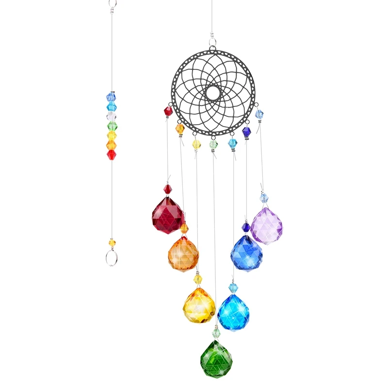 Crystals Rainbow Maker Suncatcher Window Hanging Ornament Garden Decoration Sun Catcher Pendant Chakra Beads
Crystals Rainbow Maker Suncatcher Window Hanging Ornament Garden Decoration Sun Catcher Pendant Chakra Beads