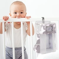 hot hanging multifunctional organizer hanging bags for crib diaper storage bags baby care organizer infant bedding nursing bags