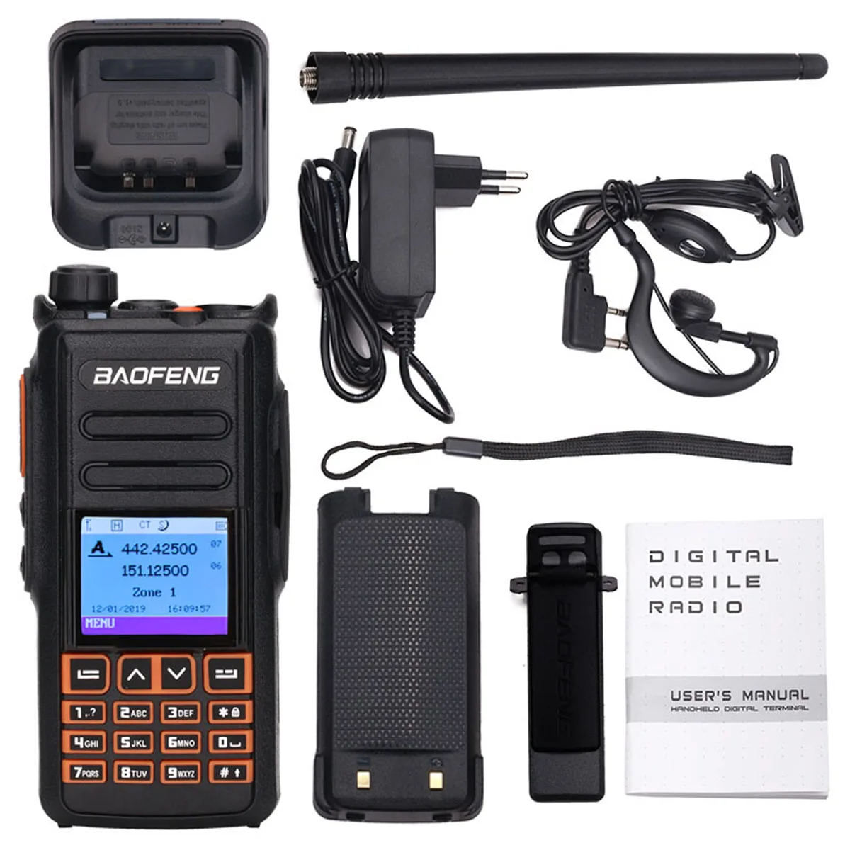 Baofeng DM X Цифровой рация с GPS уровня 1 и 2 tier ii Dual Time Slot DMR цифровой/аналоговый Ham Радио