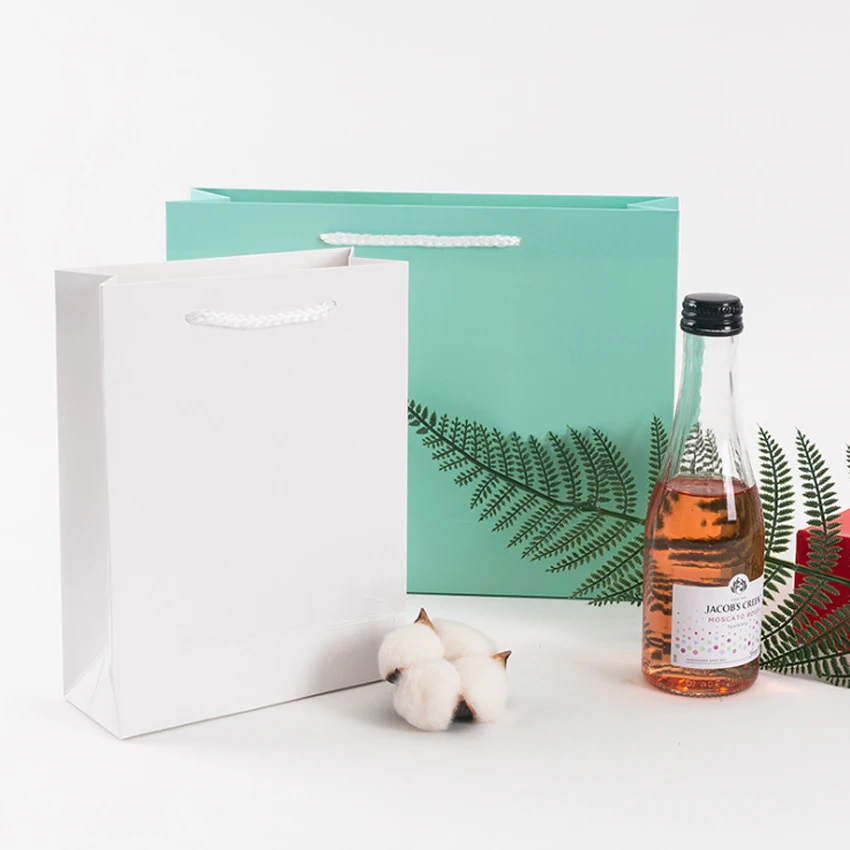 30 шт./лот одноцветные толстые крафт бумага портативные подарочные пакеты шесть