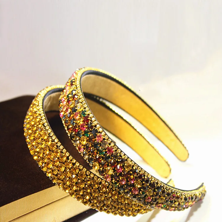 Модная лента для волос со стразами Стразы Бутик аксессуаров резинки