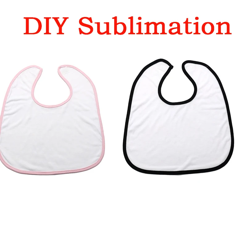 

Sublimation DIY Blank Baby Bib Handkerchief Thermal Transfer Printing Bibs Saliva Towels Scarf Kids Burp Cloths Party Favor