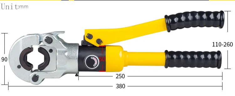 10 тонный гидравлический шланг зажим Pex трубы обжимной инструмент для труб CW 1632/CW