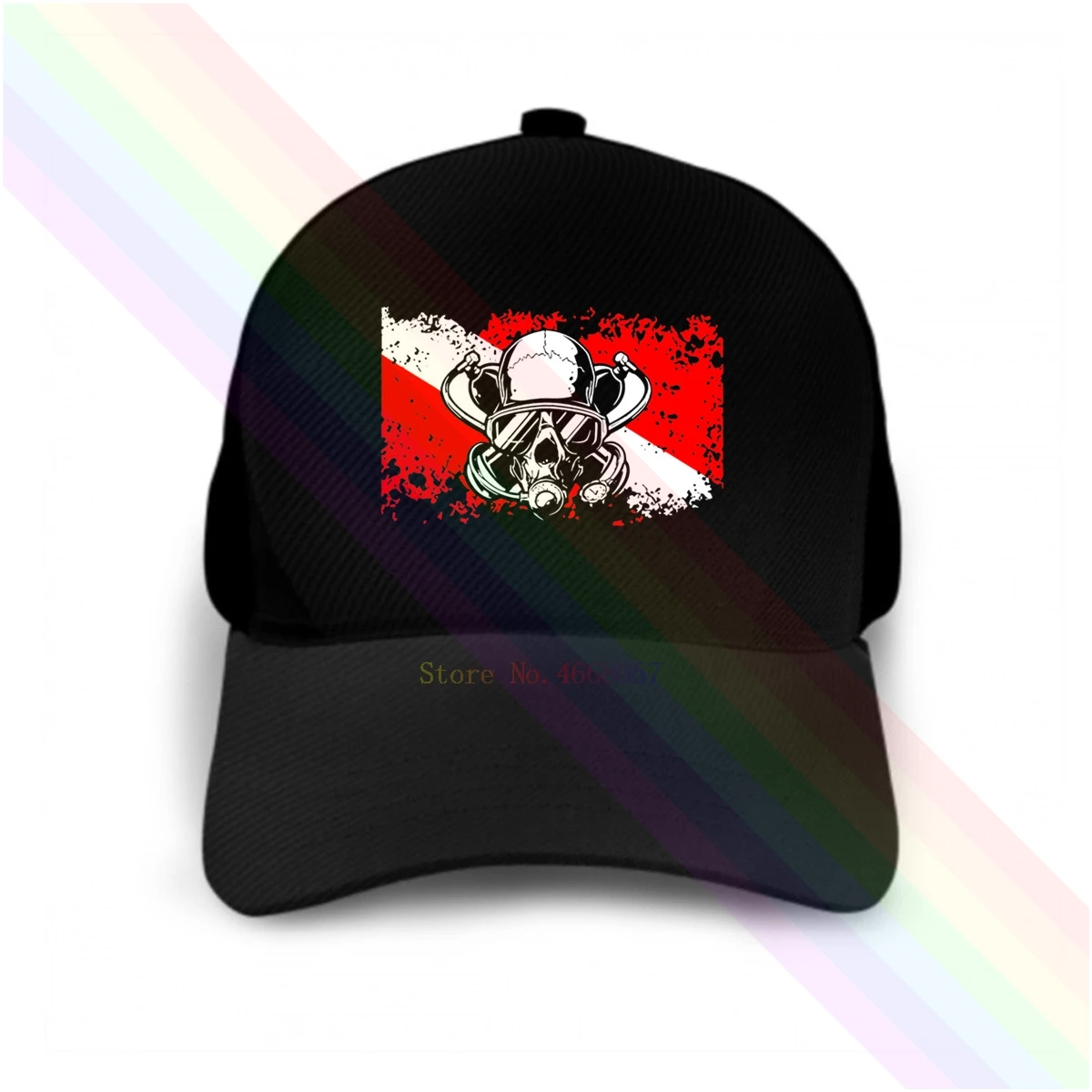 Новинка 2020 черная популярная Бейсболка унисекс с флагом для дайвинга|Мужские