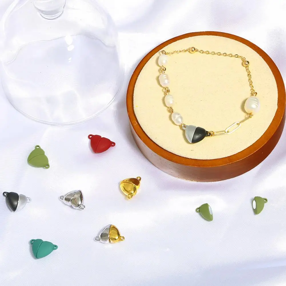 

Новинка, магнитная пряжка в форме сердца, Аксессуары для ожерелья, соединители, ювелирные изделия, браслет, пряжка, изготовление ювелирных и...