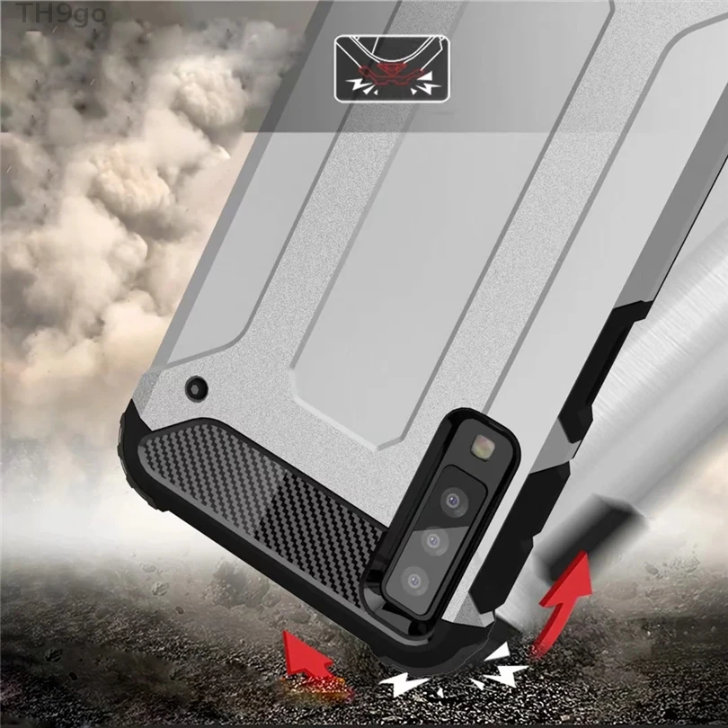 Hybrid Rugged Armor Ultra Slim Case For Samsung A6 A8 Plus A7 A9 2018 2in1 Waterproof Cover Galaxy A6S A8S A3 A5 DYee |