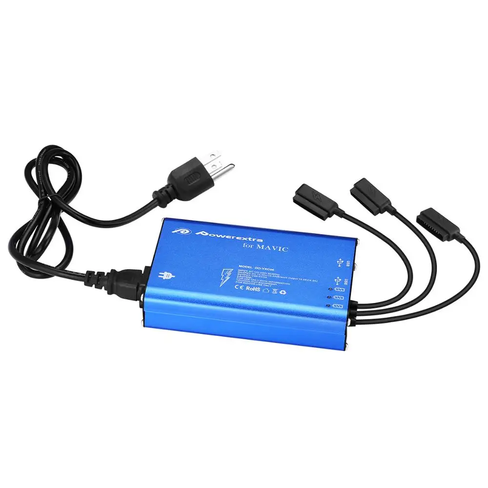 

6 in 1 Battery Balance Charger Hub Dual USB Charging For DJI Mavic Air Drone A1