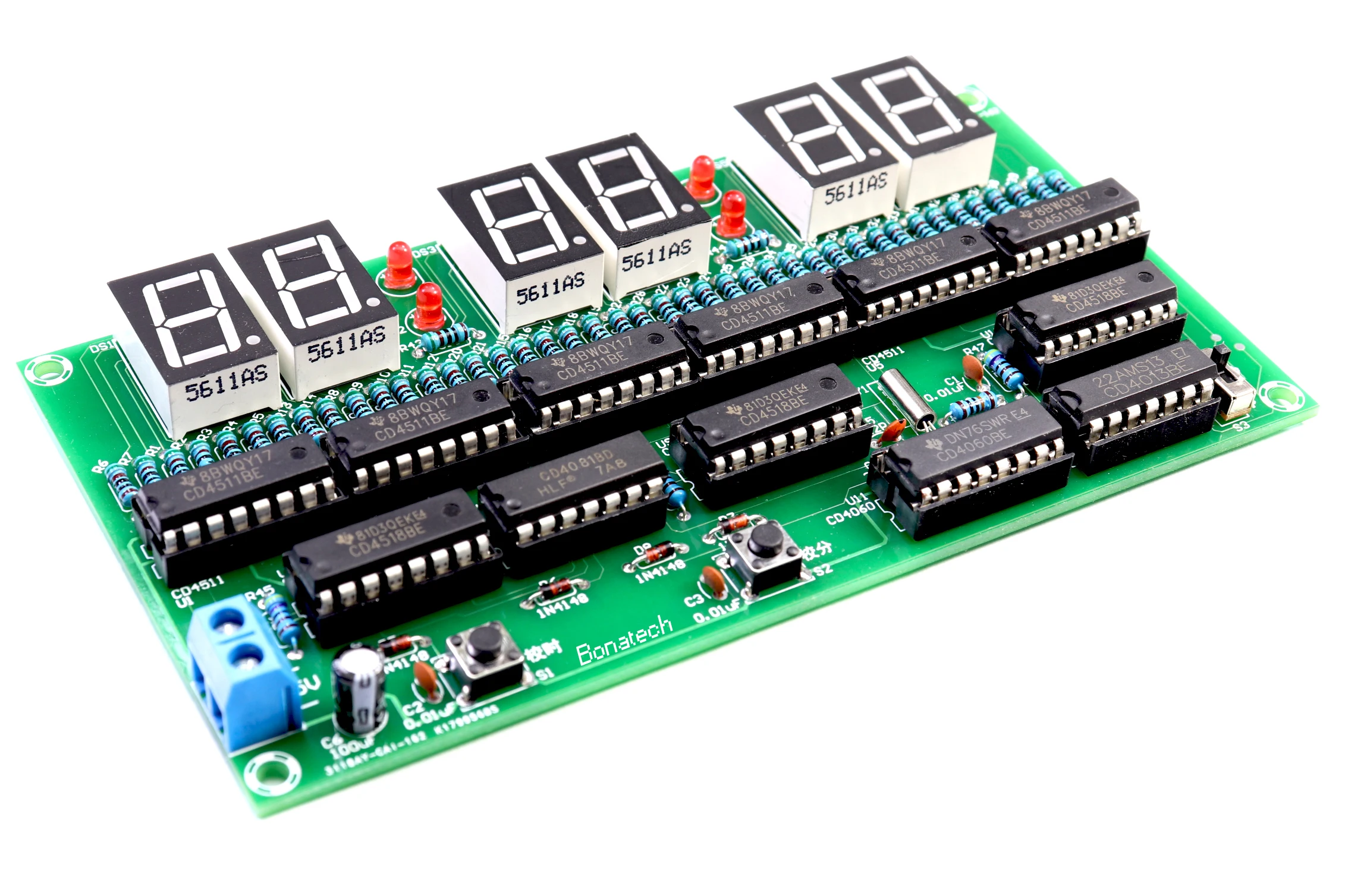 Набор электронных часов сделай сам 6 бит набор для производства цифровых с
