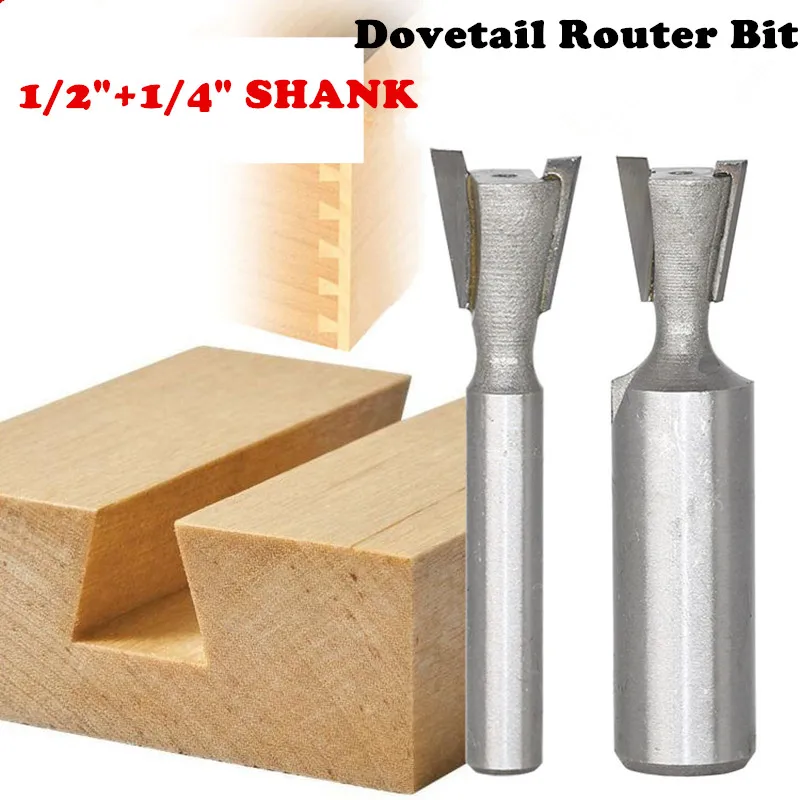 Фрезы Ласточкин хвост 1 шт. хвостовик 1/4 1/2 мм резак по дереву промышленного класса