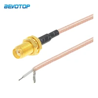 1pcs single end sma female to pcb solder pigtail rg316 cable for wifi wireless router gps gprs low loss jack plug wire connector