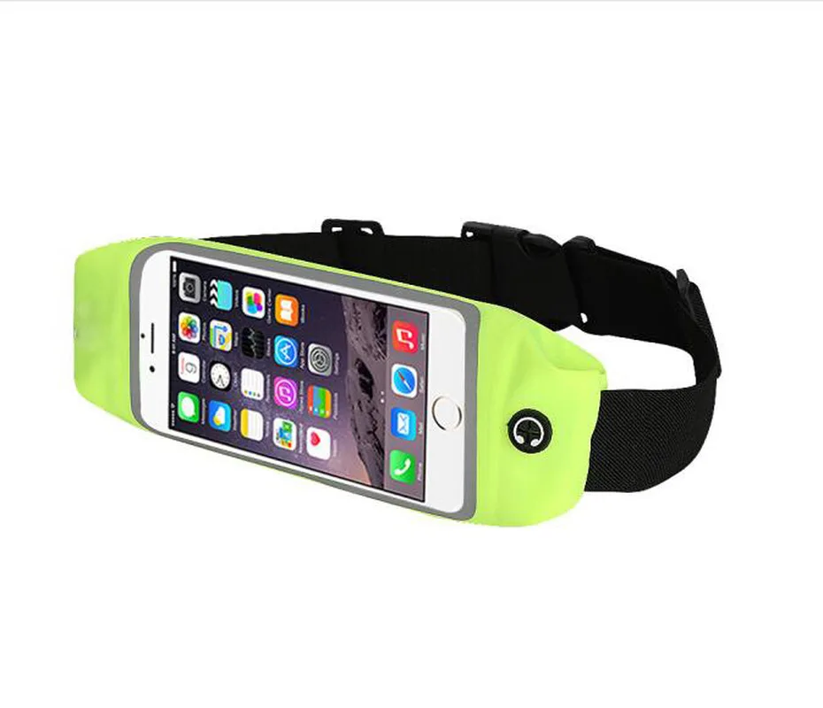 6 дюймов Спортивная поясная сумка для бега iPhone Samsung Huawei ремень на открытом воздухе