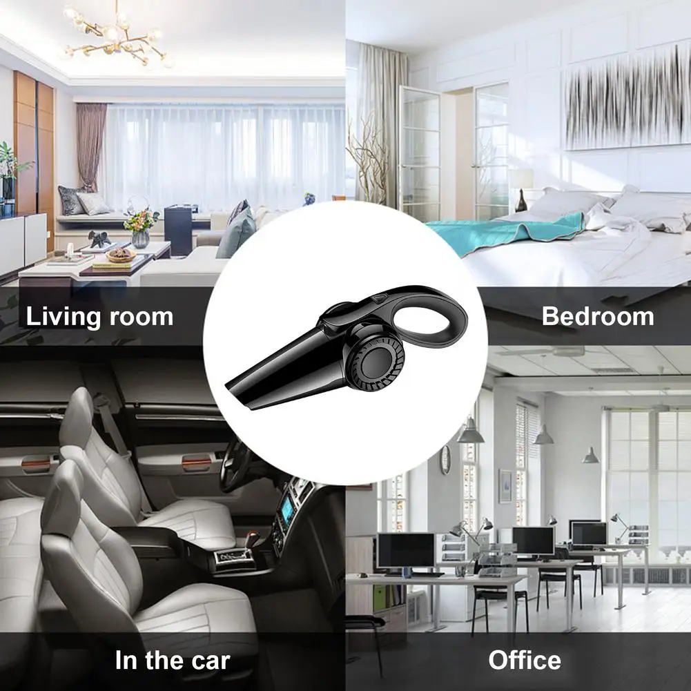 Многофункциональный автомобильный пылесос двойного назначения 120 Вт 4500 ПА с