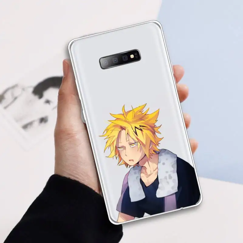 

Denki Kaminari Phone Case Transparent For Samsung Galaxy A71 A21s S8 S9 S10 plus note 20 ultra