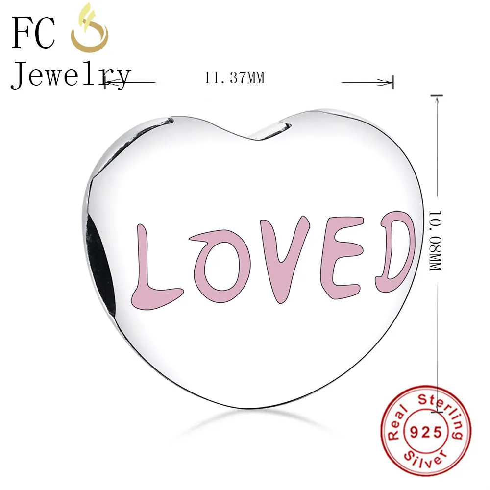 FC ювелирные изделия подходят оригинальный бренд Амулеты Браслет Настоящее 925