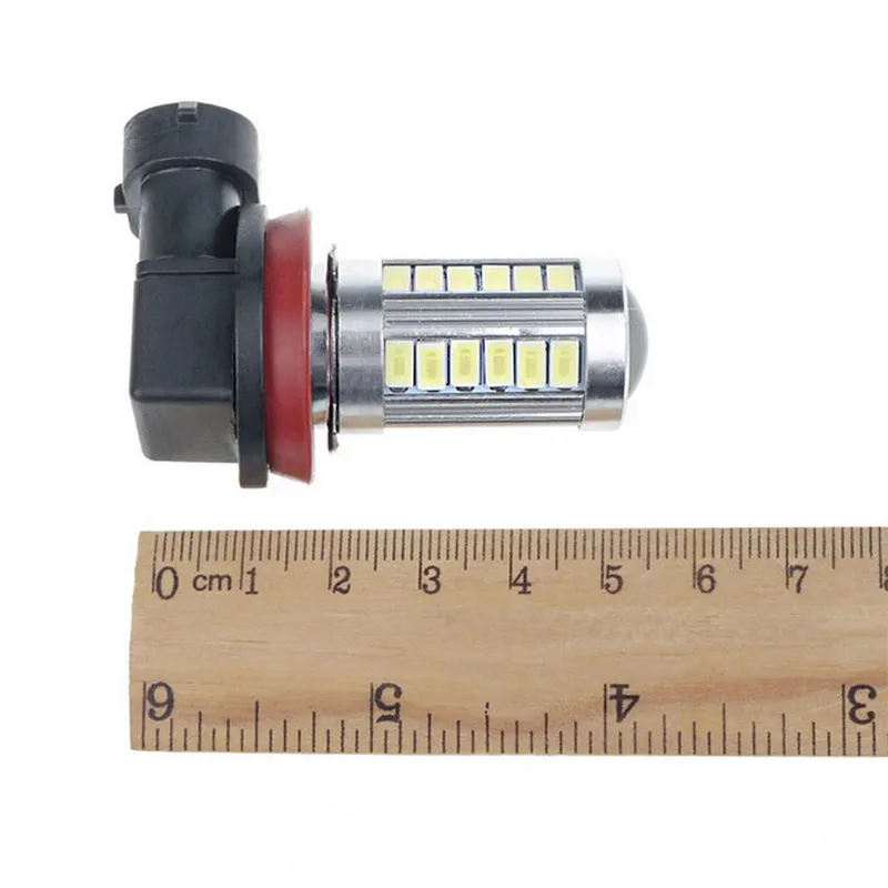 Vehemo супер яркий H11/H8 SMD5630 Белый светодиодный Автомобильная противотуманная фара дальнего света головной светильник 12V