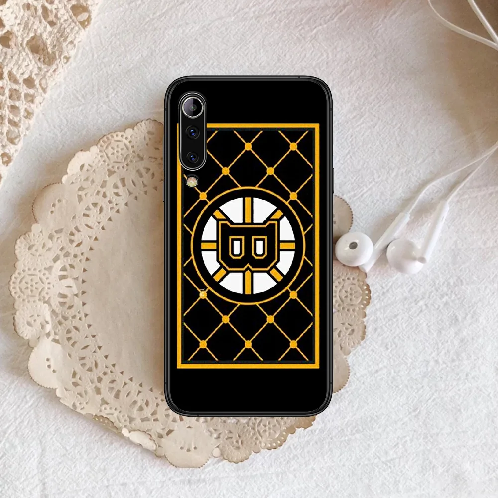 

Bostons Bear Hockey team Phone case For Xiaomi Mi note 10 A3 9 MAX 3 A2 8 9 Lite Pro ultra black Etui 3D Back Painting Hoesjes
