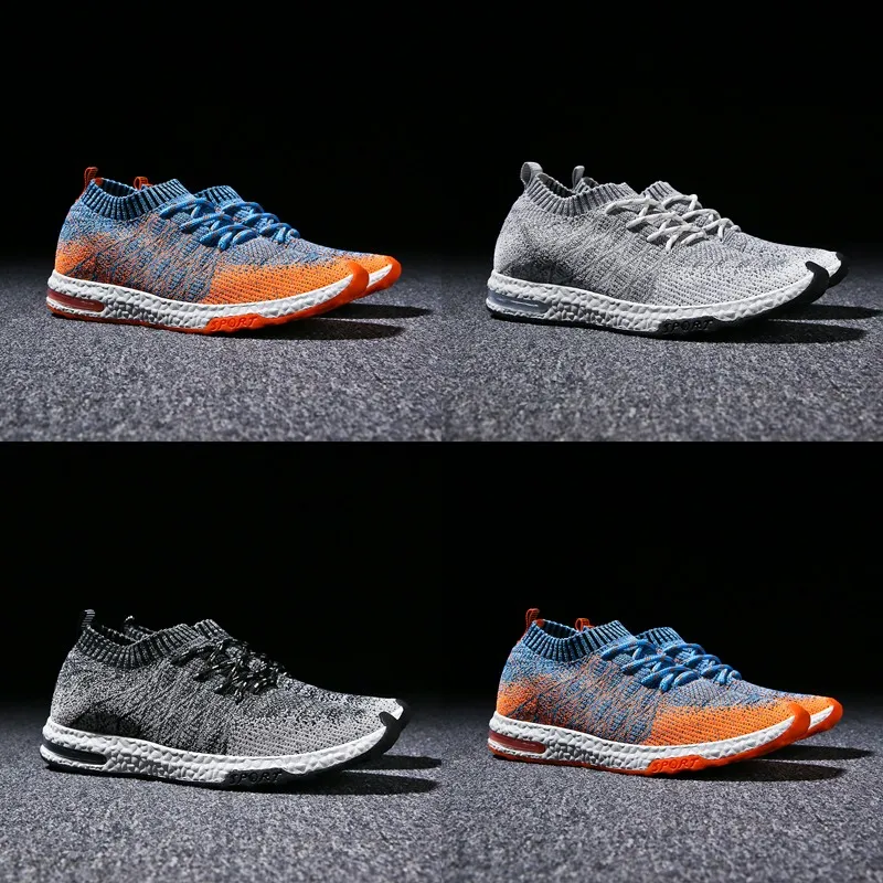 Размера плюс 46 Модные мужские кроссовки 9908 Обувь с дышащей сеткой для мужчин