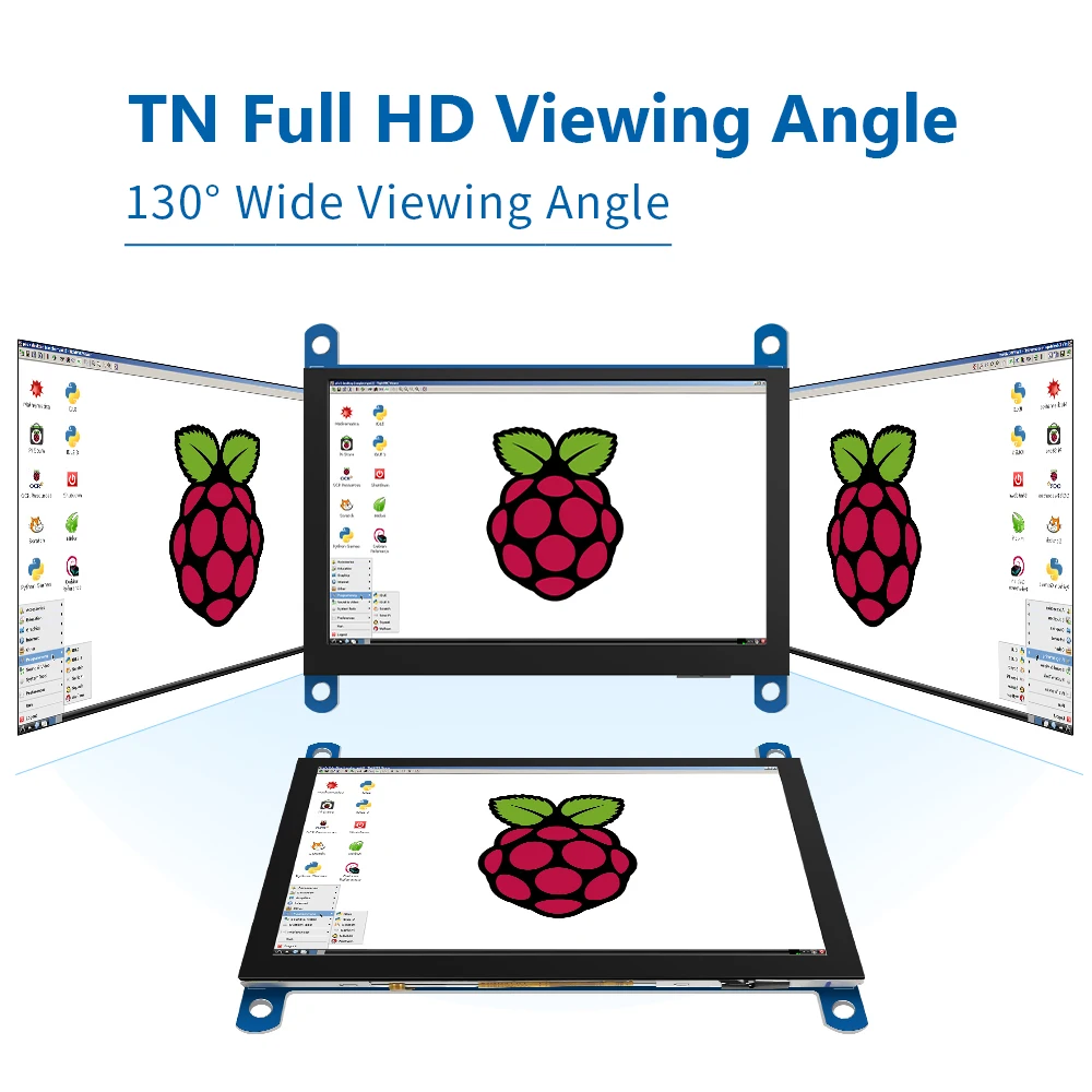 5-дюймовый ЖК-дисплей IPS AIDA64 емкостный сенсорный модуль HDMI 800x480 для Raspberry Pi 3 Pi4 ПК