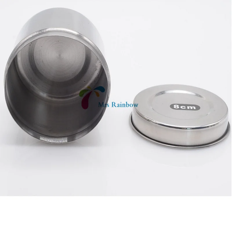 8 см Стоматологическая лаборатория держатель из нержавеющей банки диспенсер