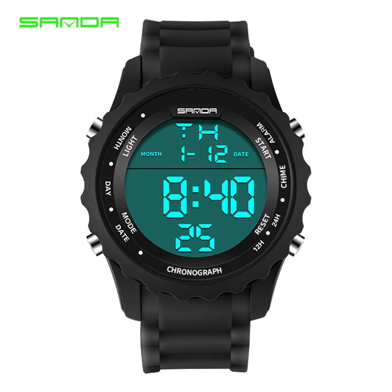 SANDA мужские s цифровые милитари часы наручные модные спортивные