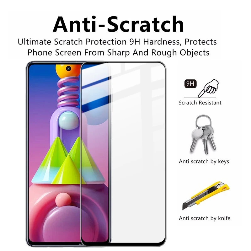 Защитное стекло 9D для Samsung Galaxy S10e S10 Lite Note 20 10 M21 M31 M31S M30S M51 M12 M42 M02 M02S M01 - купить по