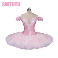 new arrival pink professional ballet tutu classical ballet tutu for girls pancake tutu with lace ballerina tutusbt9087