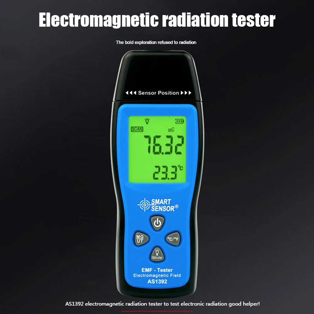Электромагнитное поле детектор излучения ручной EMF цифровой ЖК измеритель