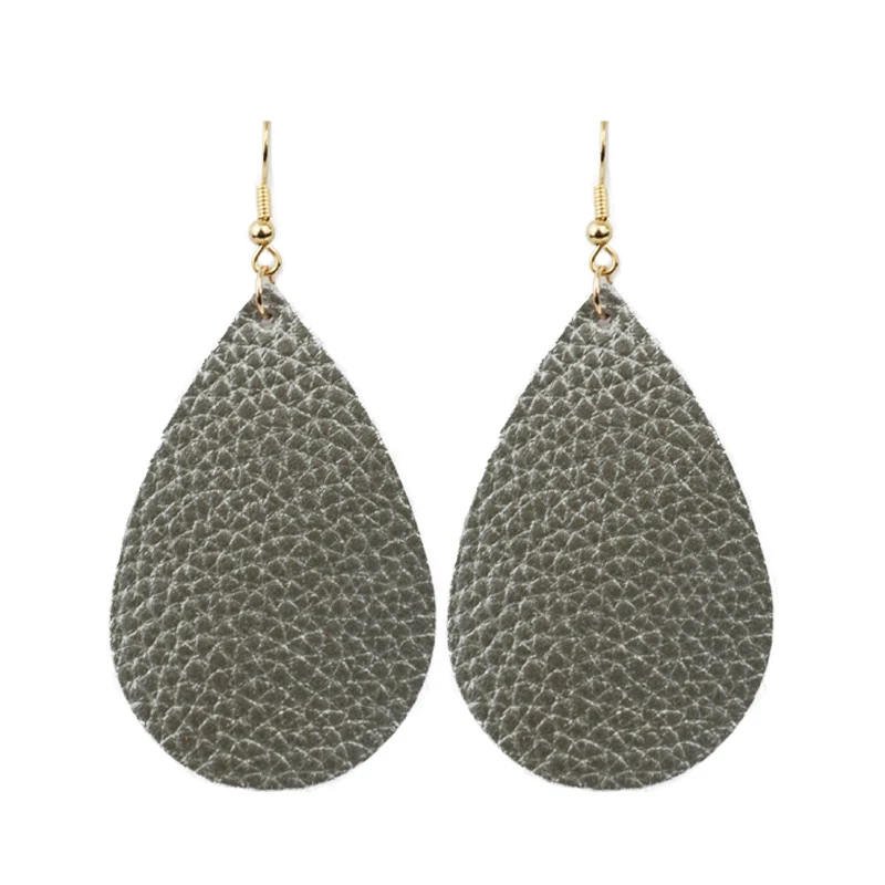 Женские серьги капли из натуральной кожи M & G с каплями современные модные