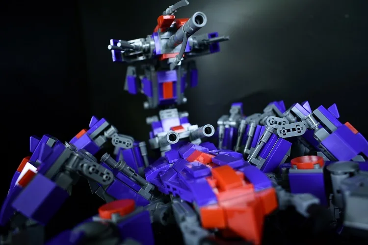 Новое поступление diy moc 880+ шт. Многоногий мех смерти токсичная мембрана зверь серия строительные блоки игрушки для детей Подарки