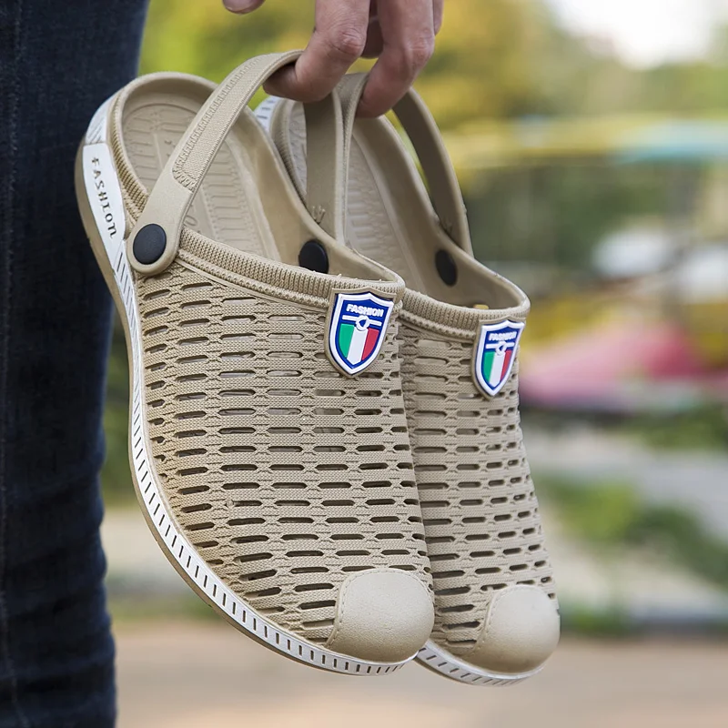 Оригинальные новые садовые Вьетнамки водонепроницаемая обувь Мужская