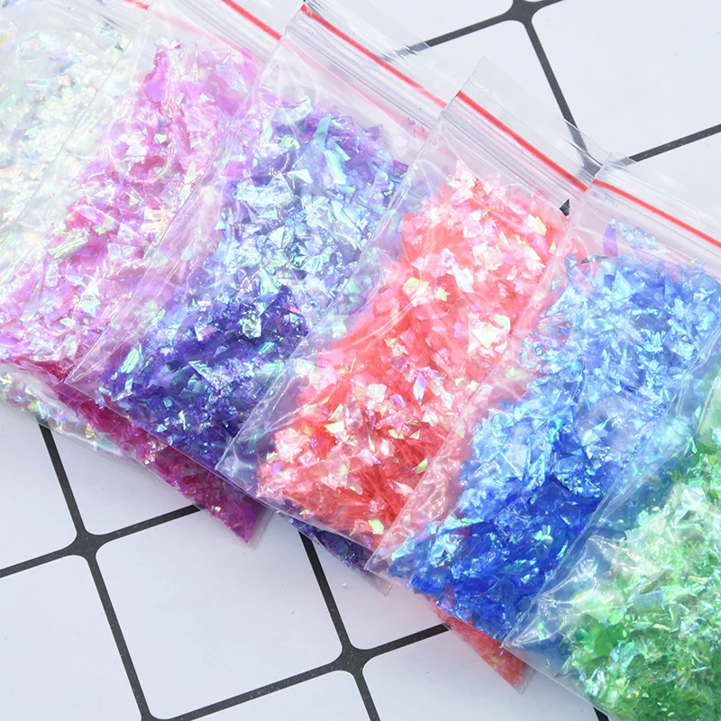 Блестки для нейл Арта блестки нейл-арта (искусство украшения ногтей) 3D ногтей 10