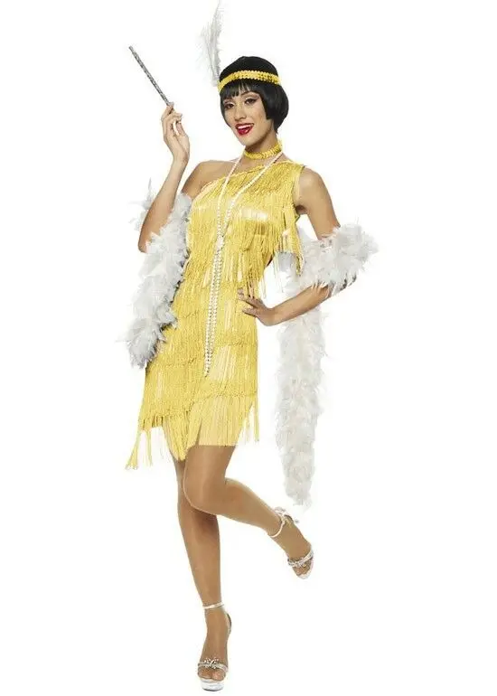 

plus size s-3xl costume Black Women Costume One Shoulder Sexy Women Costume With Tassels High Quality Women Costume Above Knee