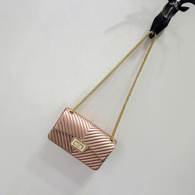 

SHYAA Brand New Matte Frosted Jelly Bag Trend Small Bag Chain Shoulder Messenger Bag Mini PVC Handbag