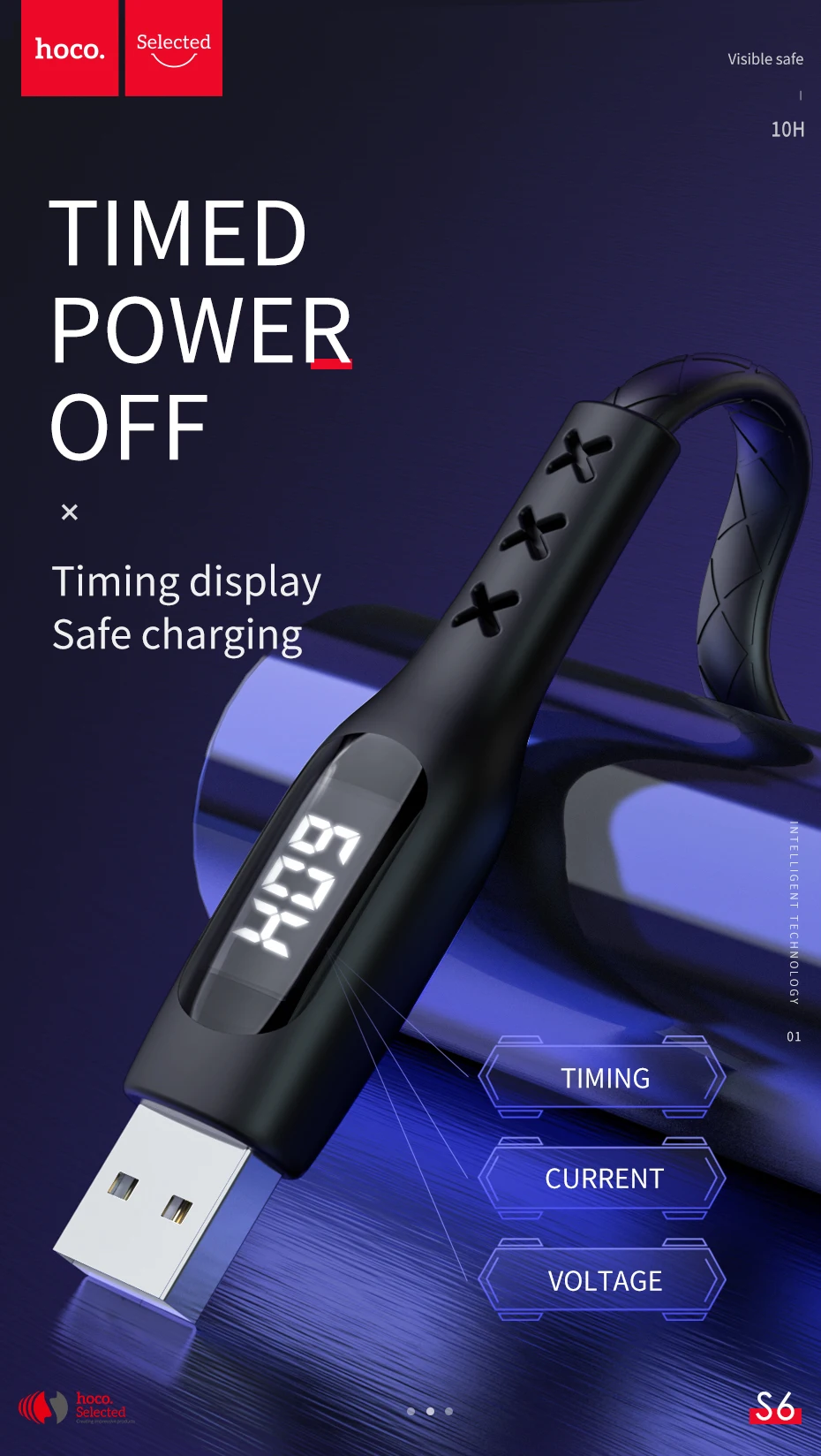 HOCO usb кабель для iphone кабель 11 Pro X XS Max XR 8 6 ipad2 на экране синхронизации зарядки Кабели быстрой зарядки телефон зарядное устройство данных