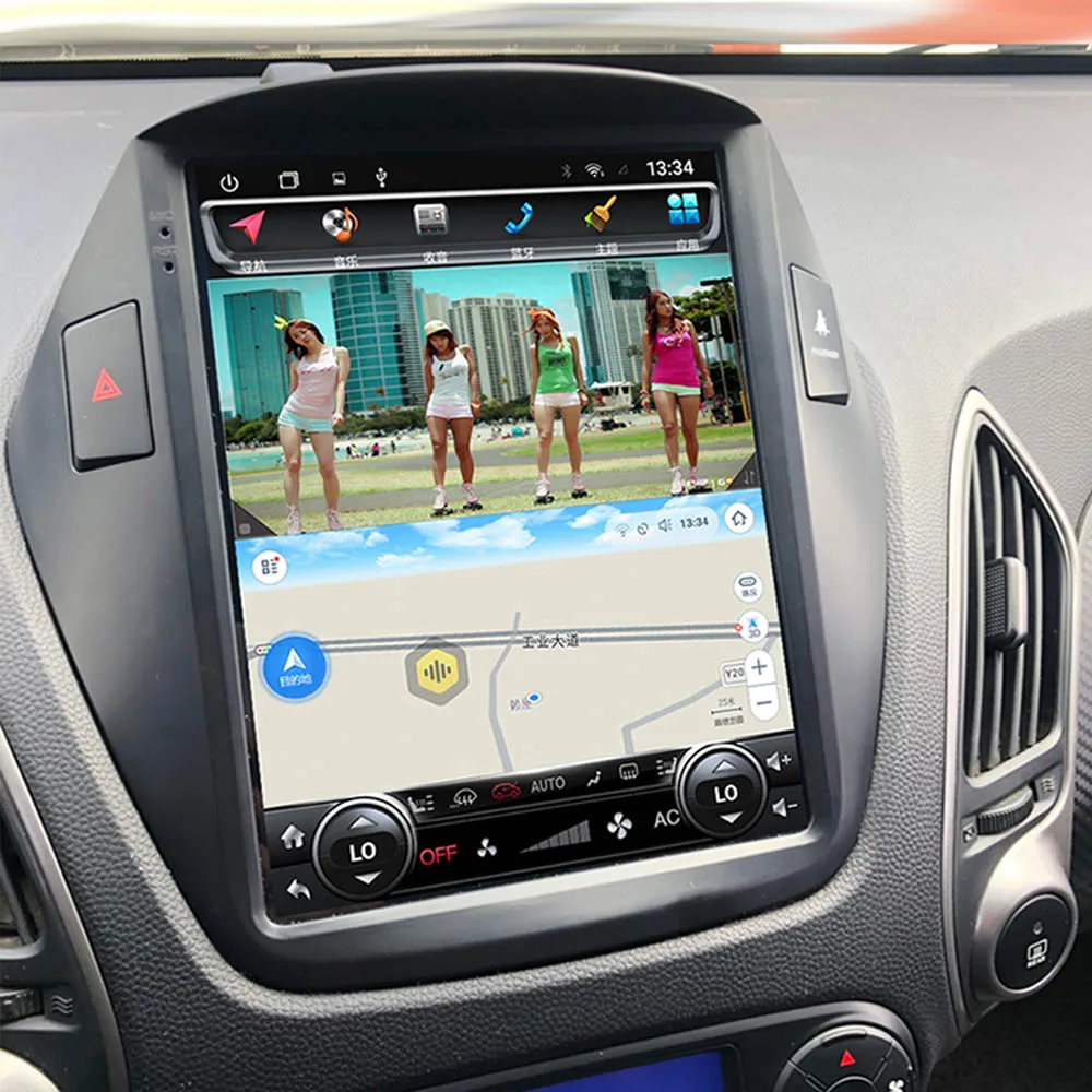 Автомобильный мультимедийный плеер стерео GPS DVD радио навигация Android экран для