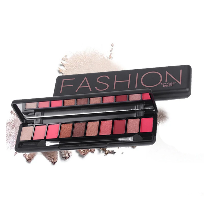 10 цветов Геометрическая палитра теней для век матовый блеск Русалка макияжа